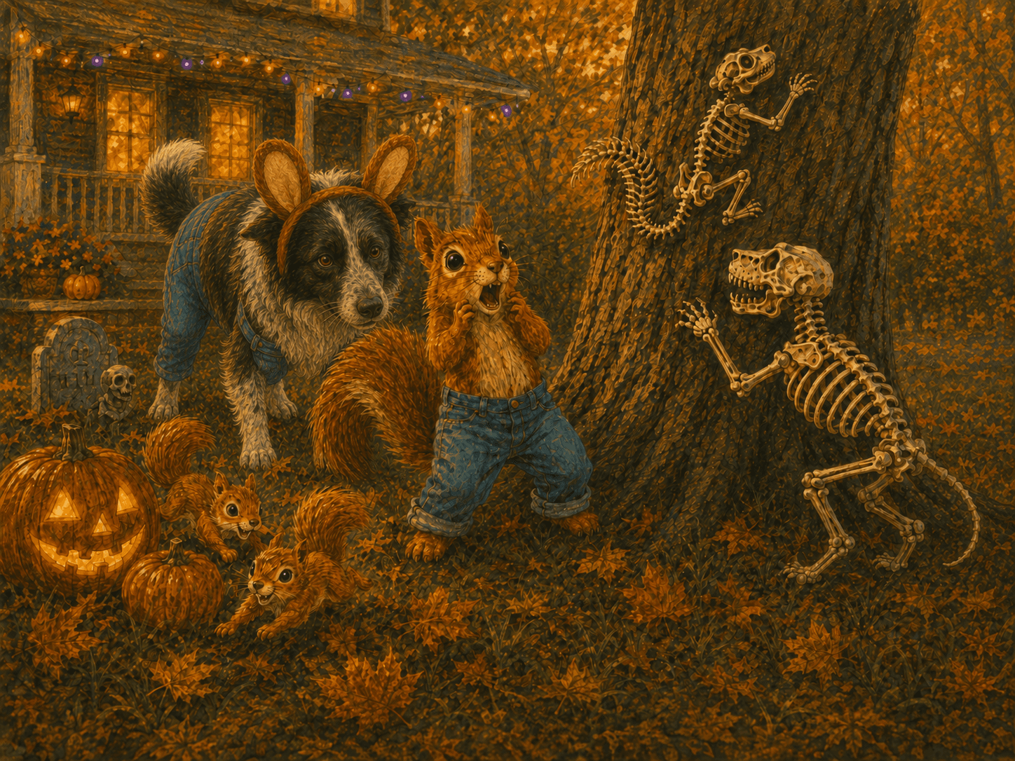 The Halloween Chapter — Murl and the gang go trick-or-treating — until the backyard skeletons decide to join the party.